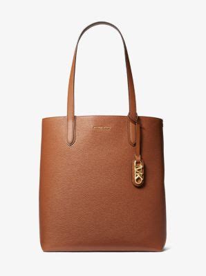 Eliza Extra Large Pebbled Leather Reversible Tote Bag Michael Kors