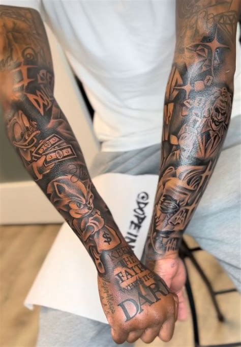 Pin By Sheen On Tattoo Ideas Hand Tattoos For Guys Half Sleeve