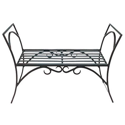 Achla Designs Wrought Iron Decorative Garden Arbor Bench Arbor Bench Metal Outdoor Bench