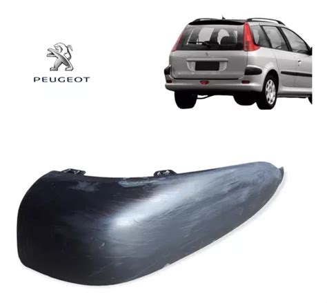 Moldura Parachoque Traseiro Peugeot 206 Sw Direito Original MercadoLivre