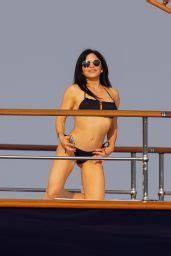 Lauren Sanchez In A Bikini Mega Yacht Koru In Beaulieu Sur Mer 06 16 2023 CelebMafia