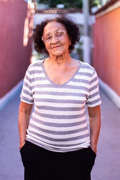 Portrait Mature Brazilian Woman Stock Photo Image Of Janeiro Retirement