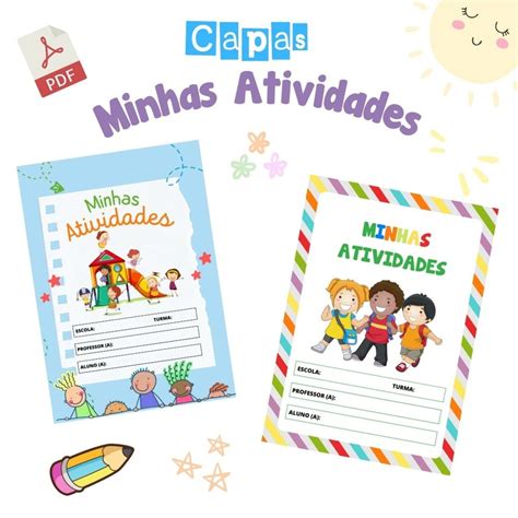 Capas Minhas Atividades Pdf Elo Produtos Especiais