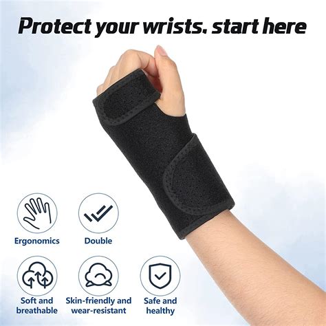 Carpal Tunnel Wrist Braces Night Support Splint For Pain Relief