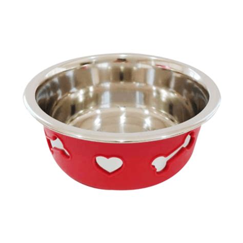 Comedouro De Inox Para Cães E Gatos Patinha 3d The Pets Brasil