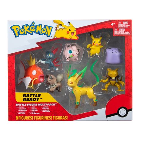 Zestaw Figurek Jazwares Pokemon Battle Figure Set Figure 8 Pack Female