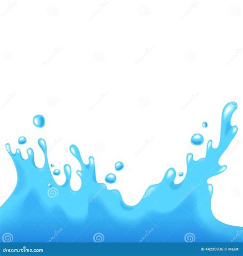 Water Splash Background Clip Art