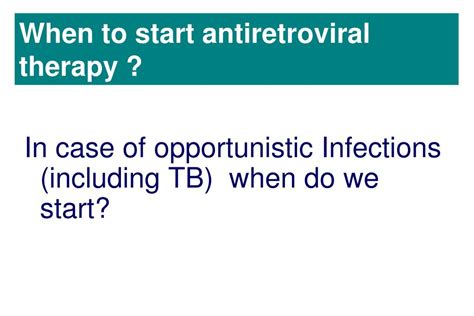 Ppt Initiation Of Antiretroviral Treatment Powerpoint Presentation