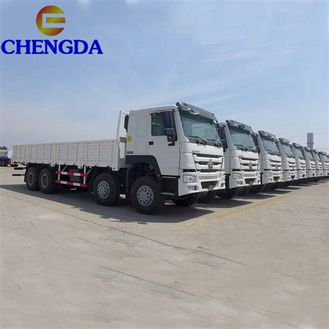 371hp 8x4 Howo Cargo Truck With Strong Hook For Ethiopia Cargo Truck