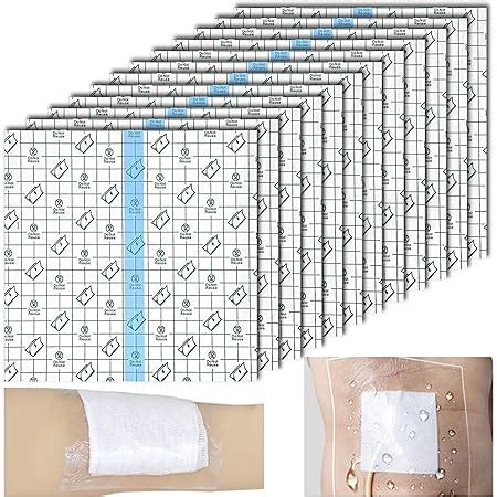 Amazon 25PCS Waterproof Dialysis Catheter Shower Cover 7 8 X7 8