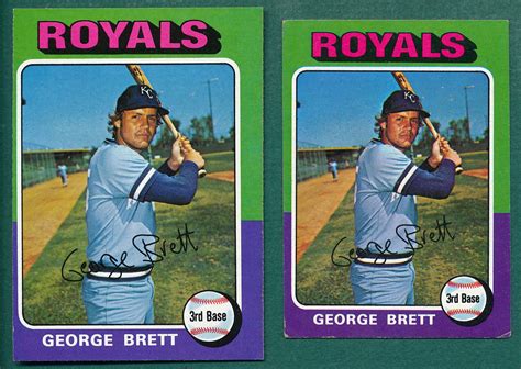 Lot Detail Topps Mini George Brett Lot Of