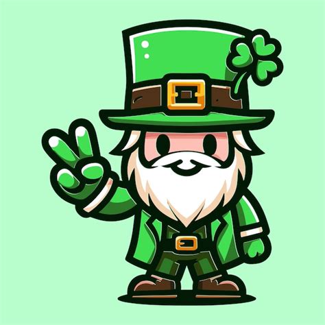 Premium Vector Free Vector Cute Character Celebrate St Patricks Day