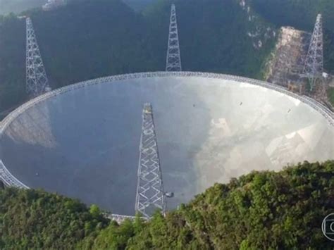 G1 China inaugura o maior radiotelescópio do mundo notícias em