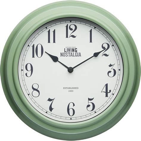 Living Nostalgia KitchenCraft Horloge Murale Vintage Affichage