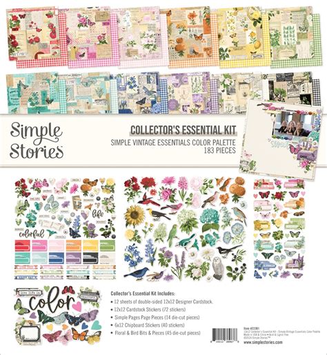 Simple Stories Collector S Essential Kit X Simple Vintage