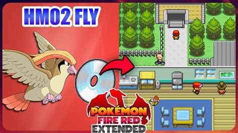 Como Pegar O Hm02 Fly PokÉmon Fire Red Extended Hack Rom Youtube