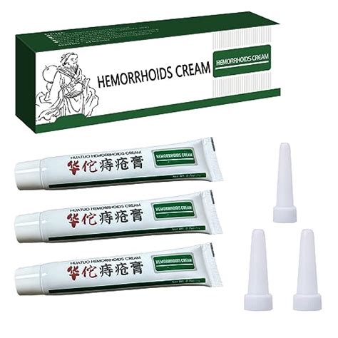 3PCS Hemorrhoid Cream, Hemorrhoid Ointment, Anus Fissure Cream, 0.7 ...