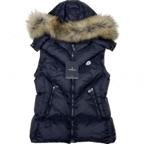 Moncler Yelek Siyah Kadın Maslak Outlet