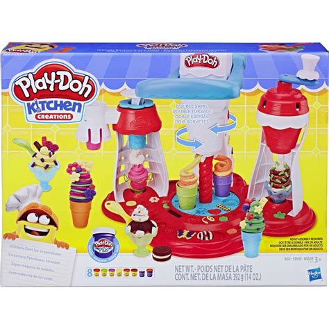 Play Doh Kitchen Creations Ultimate Swirl Ice Cream Maker BIG W