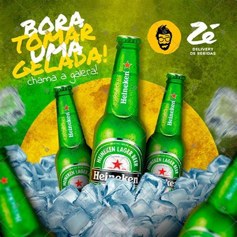 Bora Tomar Uma Gelada Template Psd Editavel Social Media Heineken