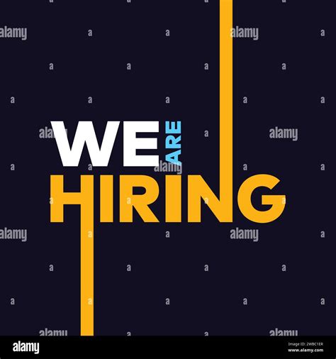 We Are Hiring Banner Poster Flyer Employee Hiring Recruitment Open