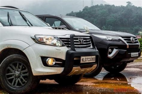 New Toyota Fortuner vs Old Toyota Fortuner in Images - Which one you ...