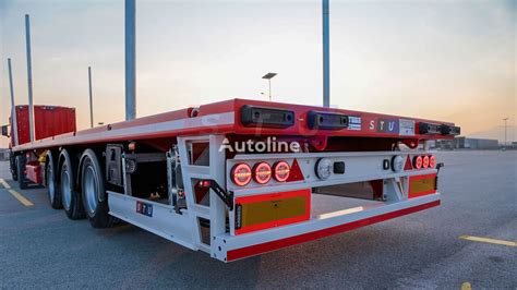 Naczepa Burtowa STU Flatbed Platform Trailers PLATEAU REMORQUE Na