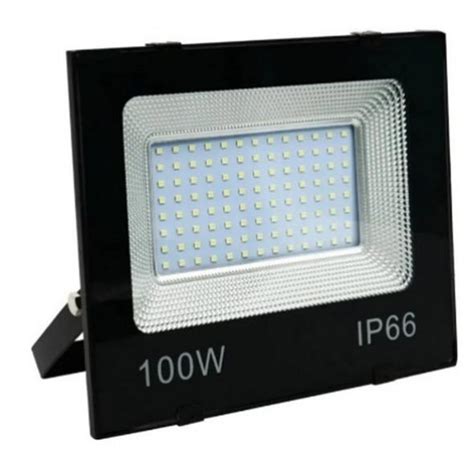 Refletor Led 100w Smd Prova Dágua Ip66 Holofote 6500k Branco Frio