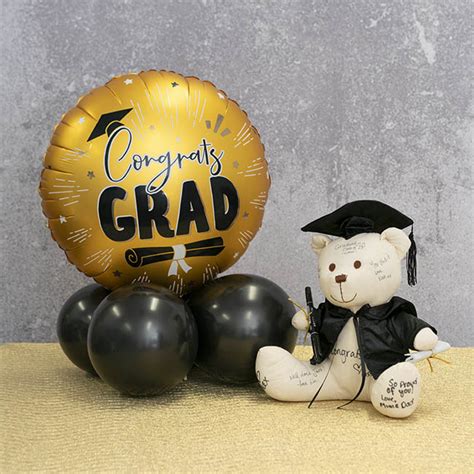 Foil Balloon 18 45cmd Pack 5 Round Congrats Grad