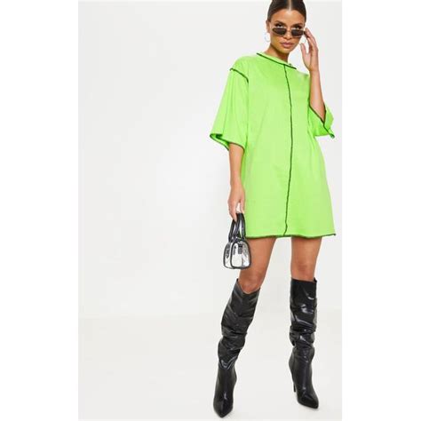 Lime Green T Shirt Dress Dresses Images 2022