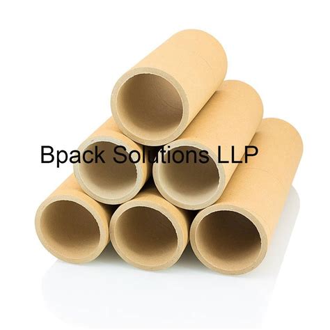 Inch Brown Spiral Paper Core For Textile Industry Thickness Mm At