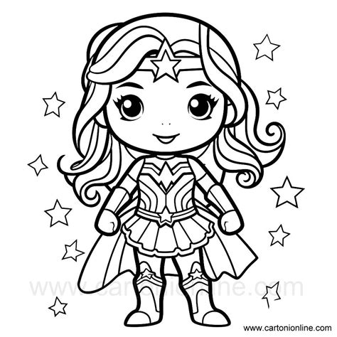 Dibujo De Wonder Woman 27 De Wonder Woman Para Colorear