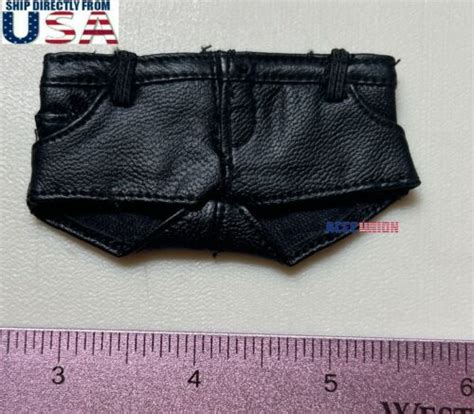 Scale Leather Shorts For Phicen Hot Toys Verycool Tbleague Female Figure Ebay