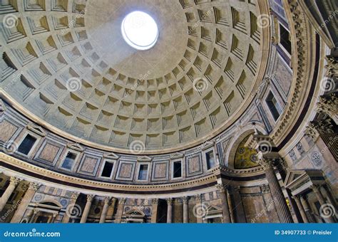 Pantheon Rome Stock Photos Image 34907733