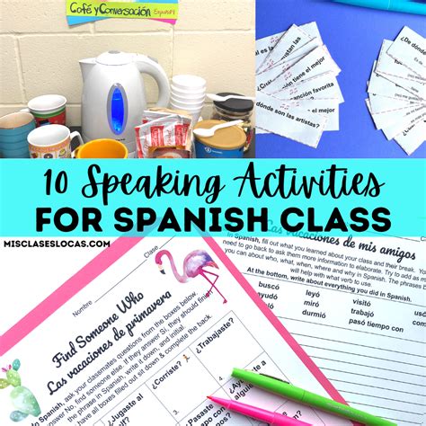 Speaking Activities For Spanish Class Mis Clases Locas