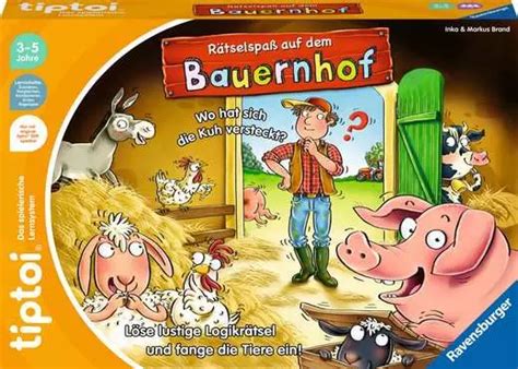 tiptoi Rätselspaß auf dem Bauernhof Lernspiele Ravensburger