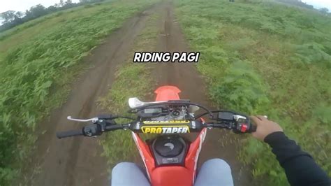 DUO CRF RIDING PAGI SEKALIAN CUCI MOTOR YouTube