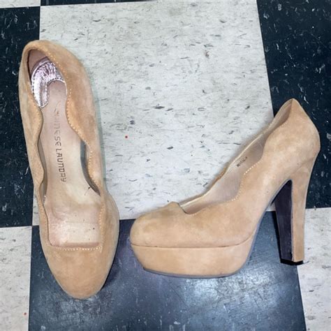 Chinese Laundry Shoes Suede Nude Heels Size Poshmark