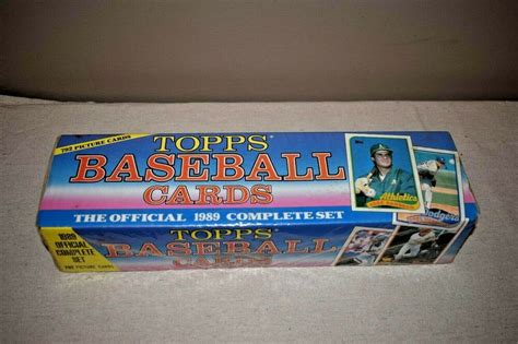 Topps Baseball Complete Factory Set Cards Colored Box Expos