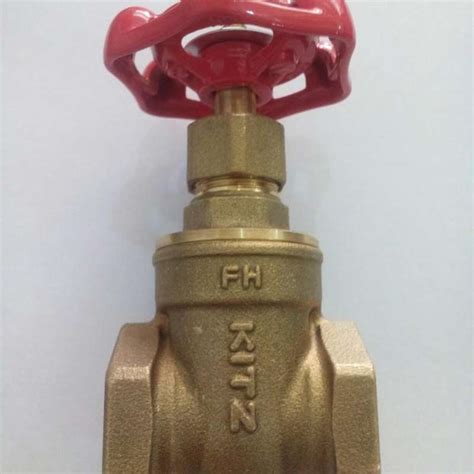 Jual Gate Valve Kitz Brass Fh Thread Stop Kran Air Drat Kuningan