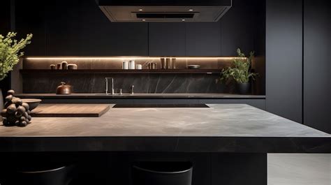 Premium Photo | Contemporary kitchen island