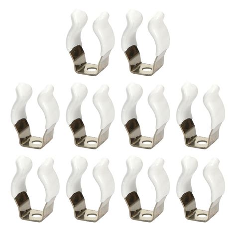 10pcs Spring Terry Clips Open Type Spring Steel Tool Clips Heavy Duty