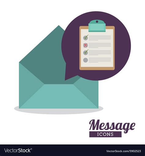 Message design Royalty Free Vector Image - VectorStock