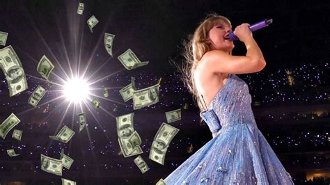 Taylor Swift los MILLONES que gana por concierto la artista que más