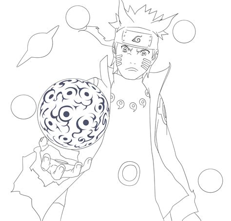 Naruto Sage Of Six Paths Coloring Pages Coloring Pages