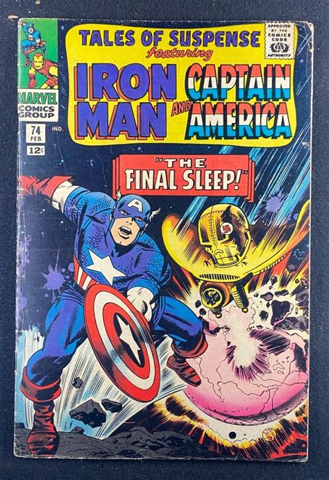 Tales Of Suspense Vg Fn Iron Man Captain America St