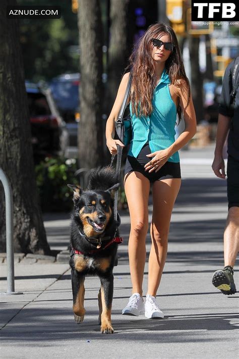 Emily Ratajkowski Sexy Seen Flaunting Her Hot Legs Wearing Shorts In New York City Aznude