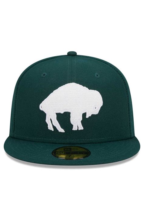 New Era Men's New Era Green Buffalo Bills Throwback Main 59FIFTY Fitted ...