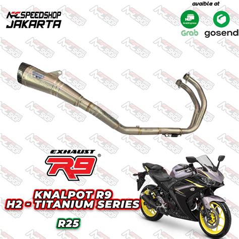 Jual Knalpot R9 Model H2 Yamaha R25 MT25 Fullsystem Shopee Indonesia