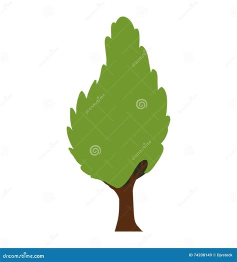 Arbre Vert De Graphisme Conception De Nature Dessin De Vecteur